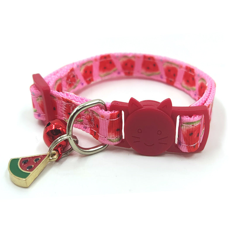 Pet Print Bell Cat Collar Cat Strap  (174)  ⭐⭐⭐⭐⭐