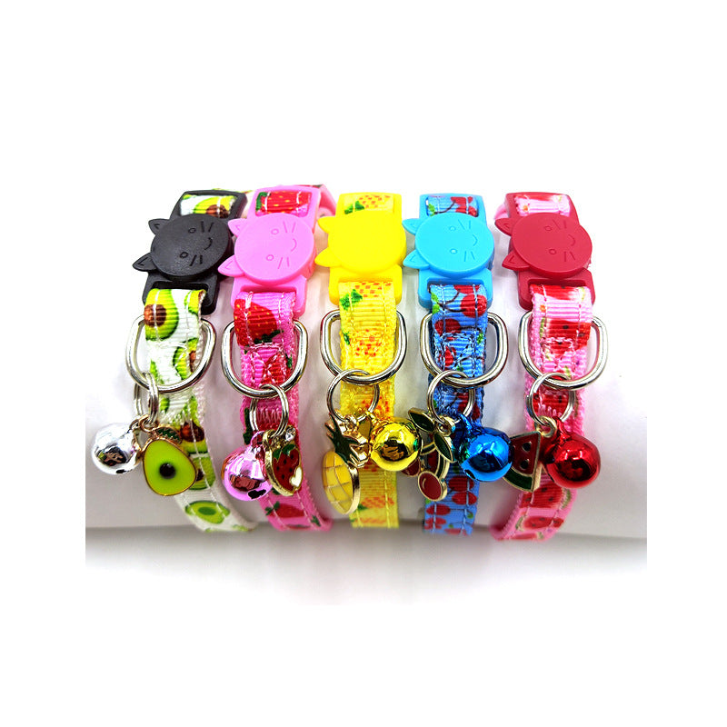 Pet Print Bell Cat Collar Cat Strap  (174)  ⭐⭐⭐⭐⭐