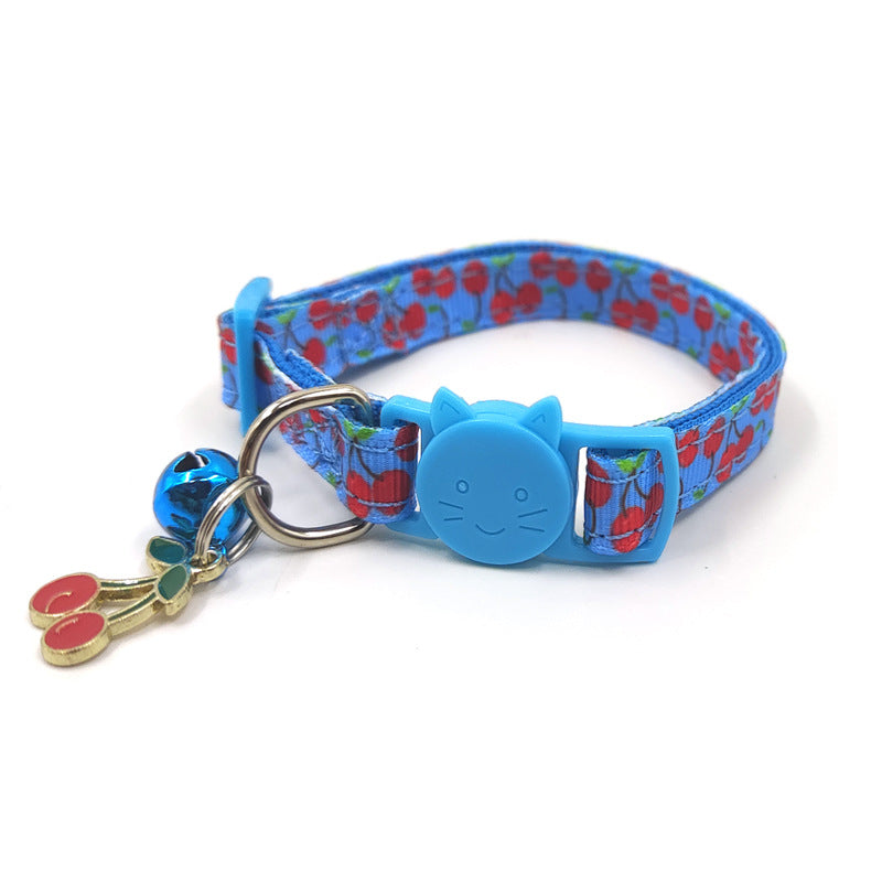 Pet Print Bell Cat Collar Cat Strap  (174)  ⭐⭐⭐⭐⭐