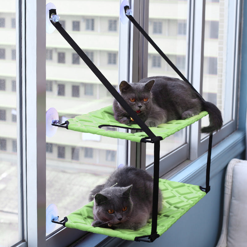 Cat Hammock Window Resting Seat Perch Cat Bed for Indoor Cats Sleeping  (56) ⭐⭐⭐⭐⭐