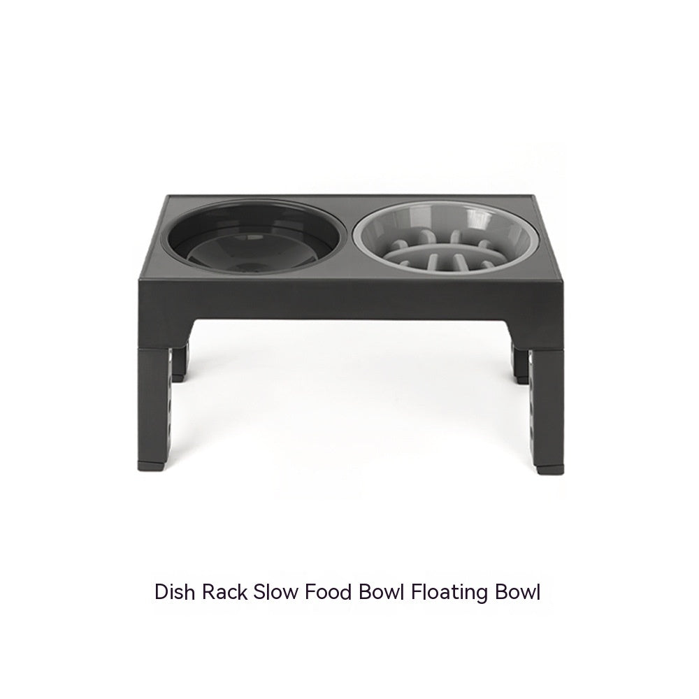 Pet Feeder Slow Feeding Bowl Lifting Dog Bowl Rack Neck Protection  (76) ⭐⭐⭐⭐⭐