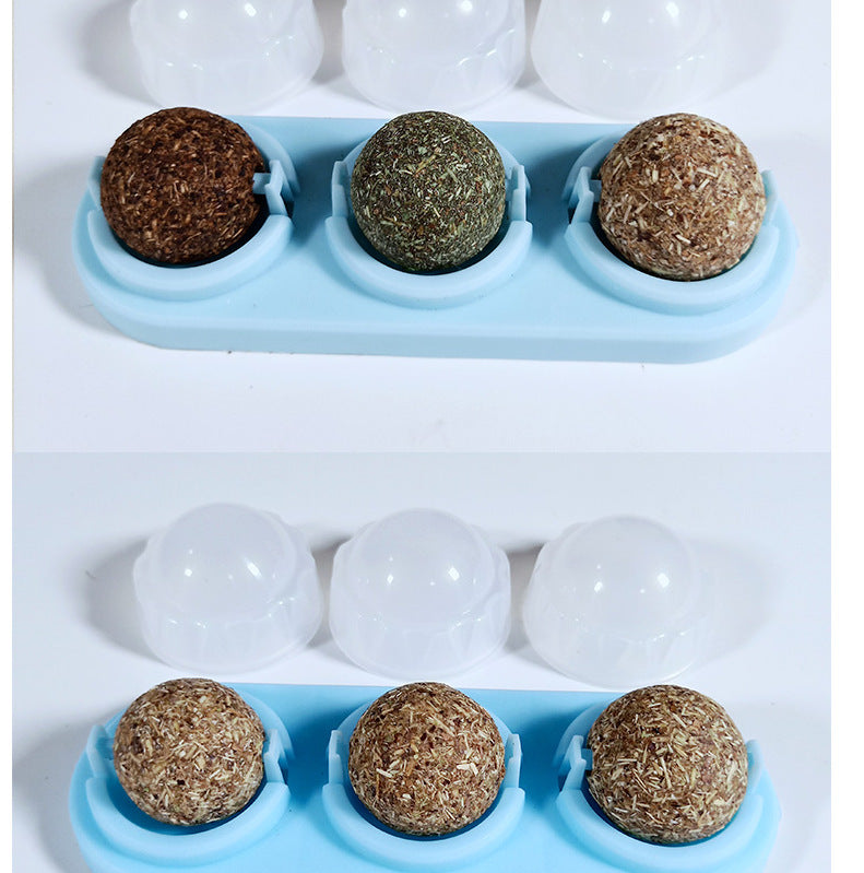 Rotated Catnip Lick Ball