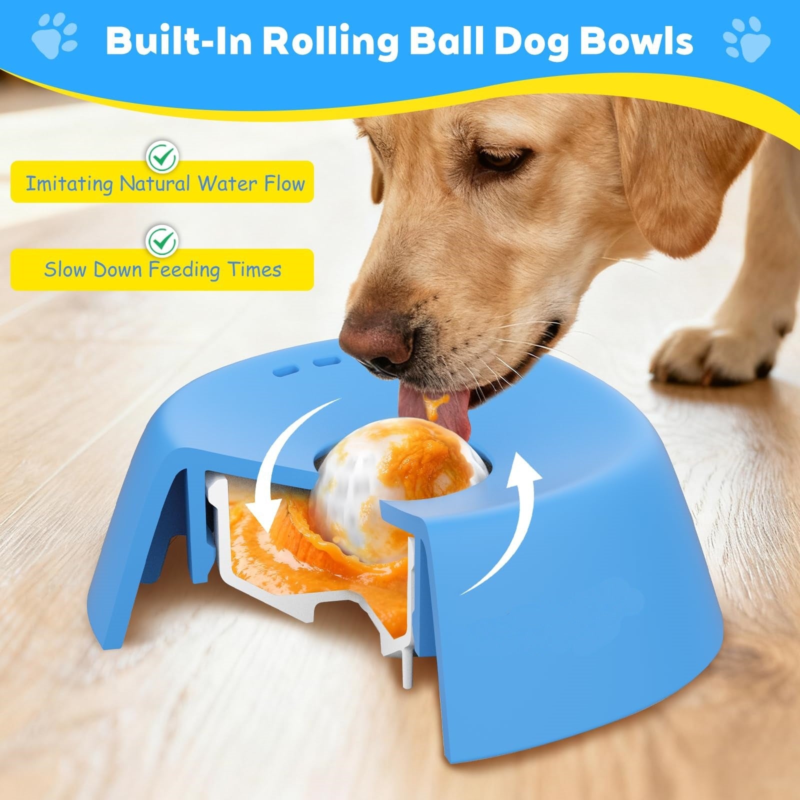 Slow feeder Dog Licking Bowl