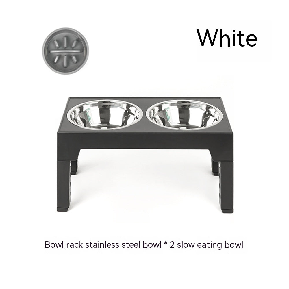 Pet Feeder Slow Feeding Bowl Lifting Dog Bowl Rack Neck Protection  (76) ⭐⭐⭐⭐⭐