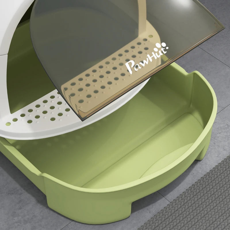 Covered Cat Litter box