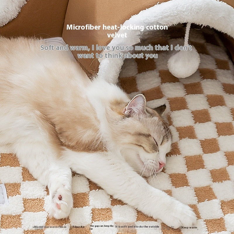 Hide-and-seek Tunnel Play And Sleep One Cat Nest  (24) ⭐⭐⭐⭐⭐