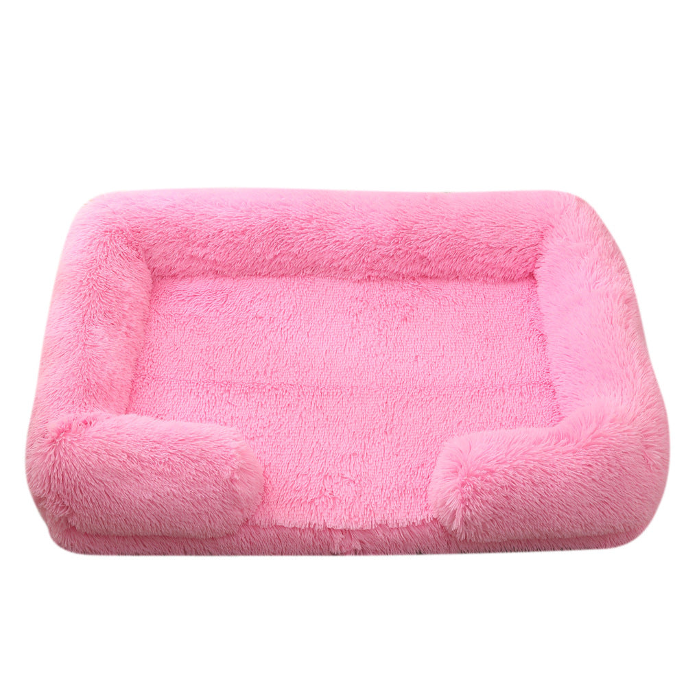 Plush Round Winter bed