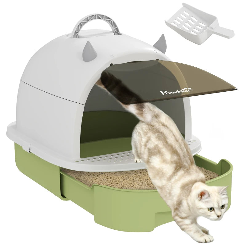 Covered Cat Litter box