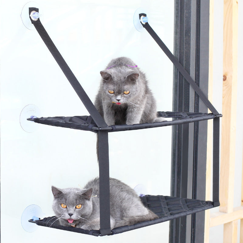 Cat Hammock Window Resting Seat Perch Cat Bed for Indoor Cats Sleeping  (56) ⭐⭐⭐⭐⭐