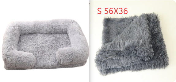 Plush Round Winter bed