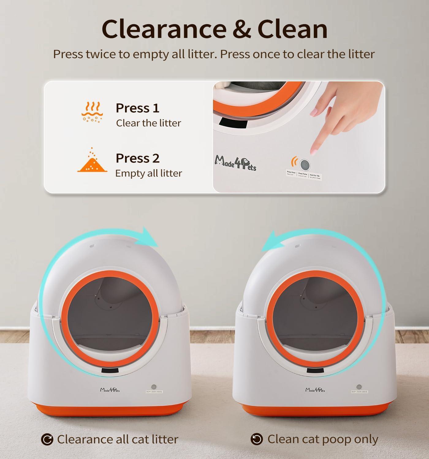60L Automatic Cat Litter Box