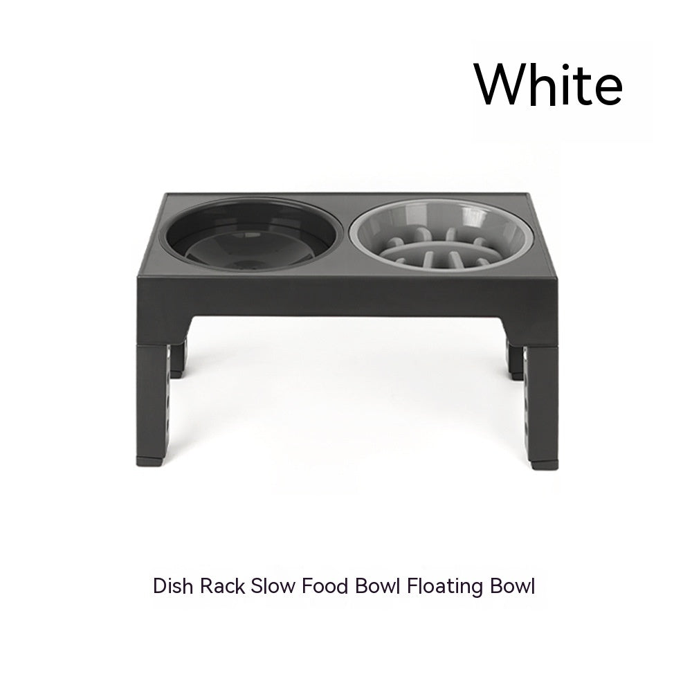 Pet Feeder Slow Feeding Bowl Lifting Dog Bowl Rack Neck Protection  (76) ⭐⭐⭐⭐⭐