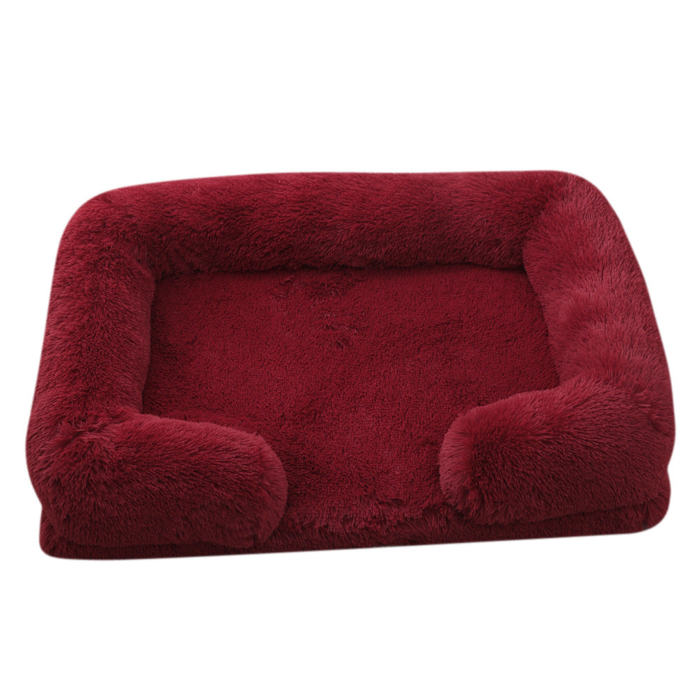 Plush Round Winter bed