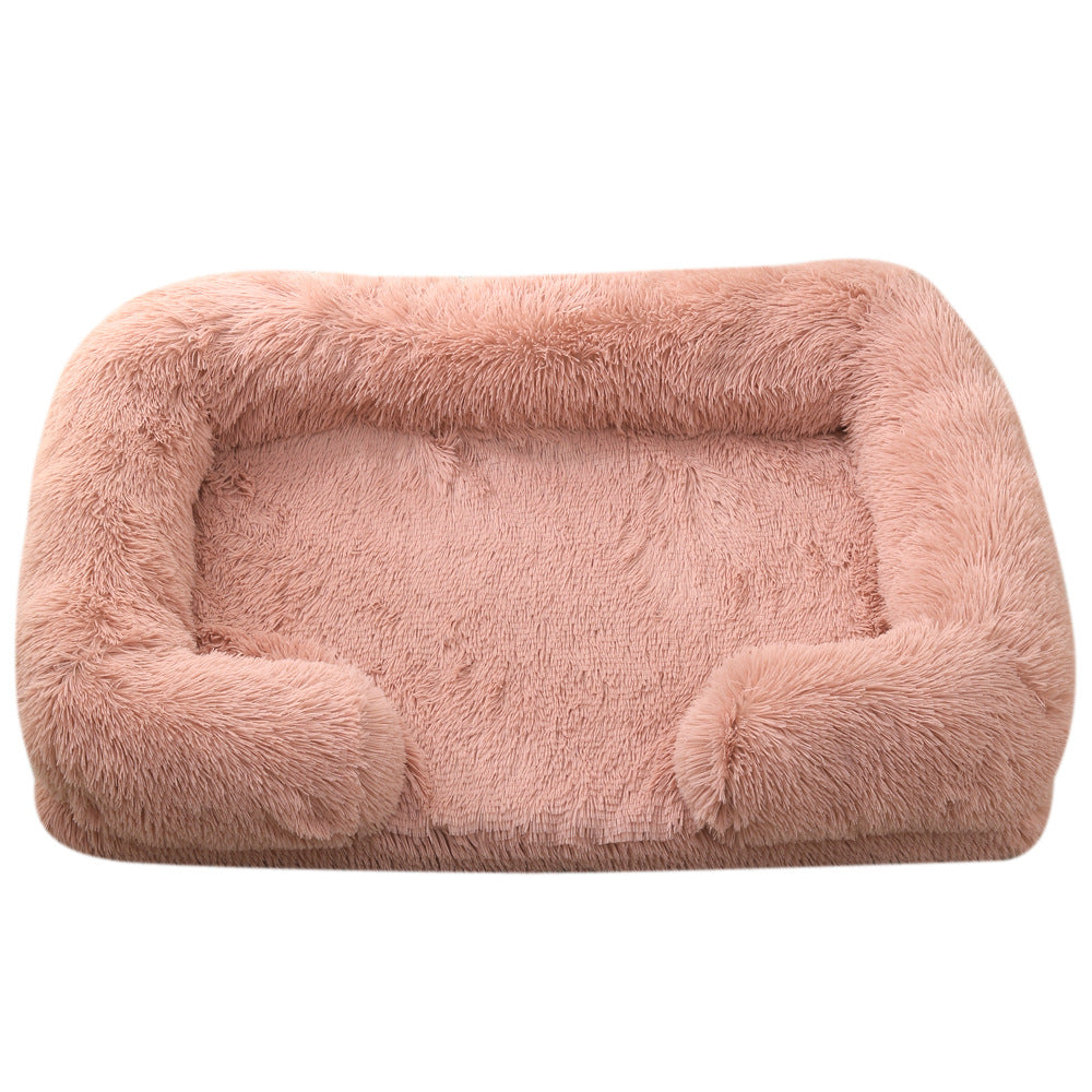 Plush Round Winter bed