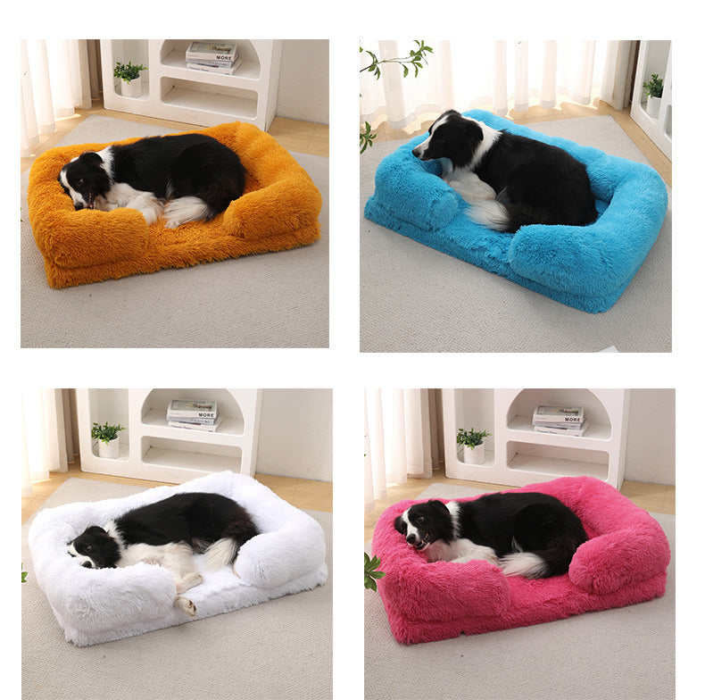 Plush Round Winter bed